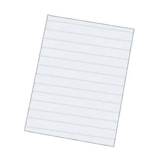 Pacon&reg; Easel Pad, Non-Adhesive, White, 1" Ruled 27" x 34", 50 Sheets image {1}