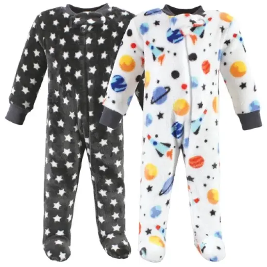 Hudson Baby Infant Boy Plush Sleep and Play, Space Adventure image {4}