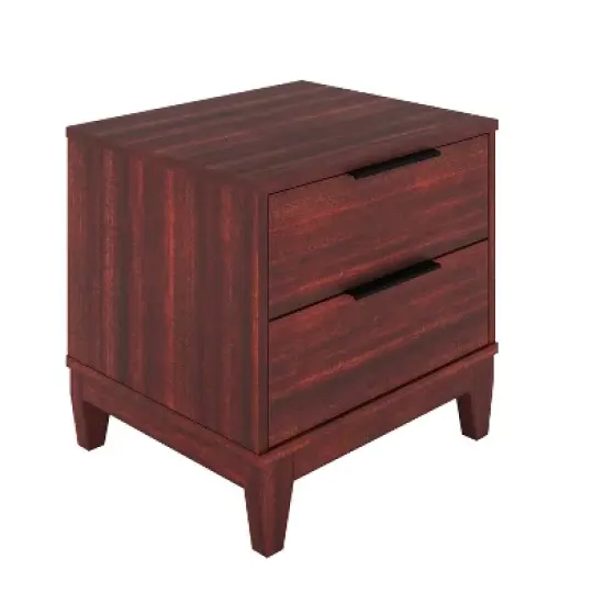 Mackay 2 Drawer Easy Glide Modern Nightstand - Boyd Sleep Eco Dream image {6}
