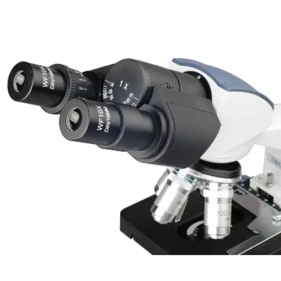 40X to 2500X Binocular Compound Microscope with Digital Camera and Interactive Software - AmScope image {3}