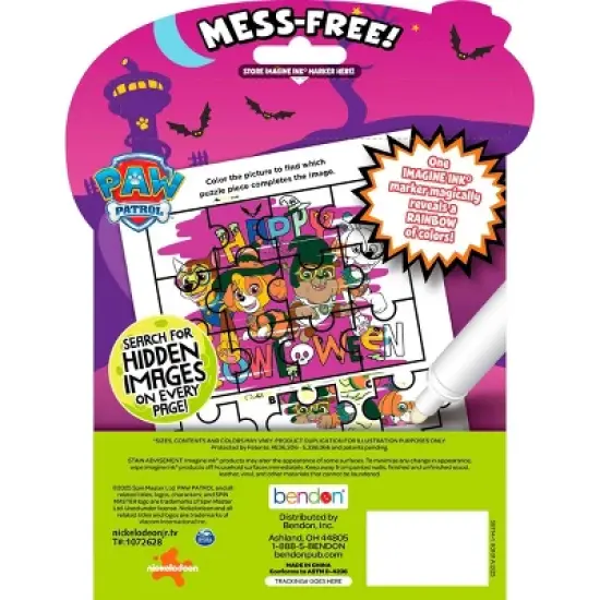 PAW Patrol Halloween Imagine Ink Book image {1}