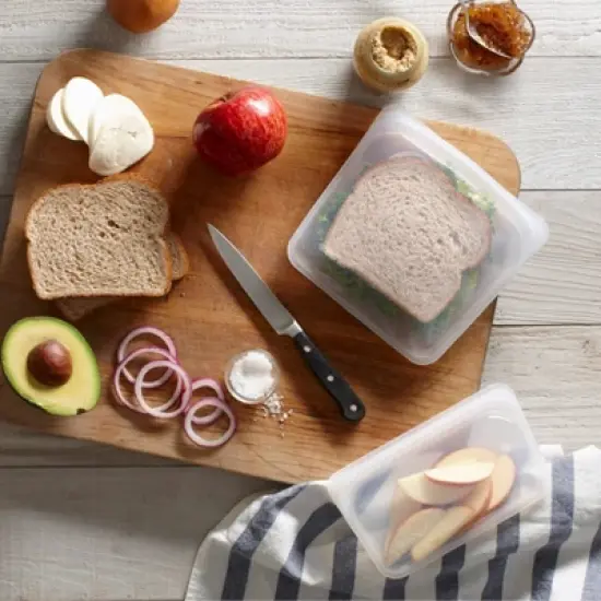 Stasher Reusable Food Storage Sandwich Bag - Clear image {1}