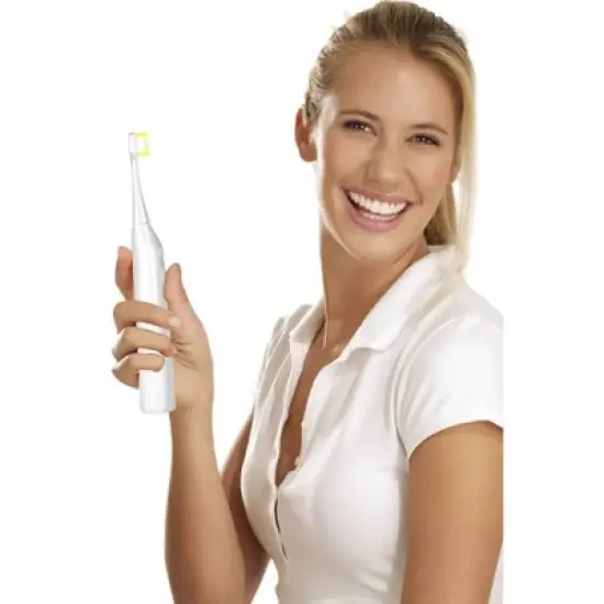 Pursonic Rechargeable S430 Sonic Toothbrush with Bonus Brush Heads White - 12ct image {3}