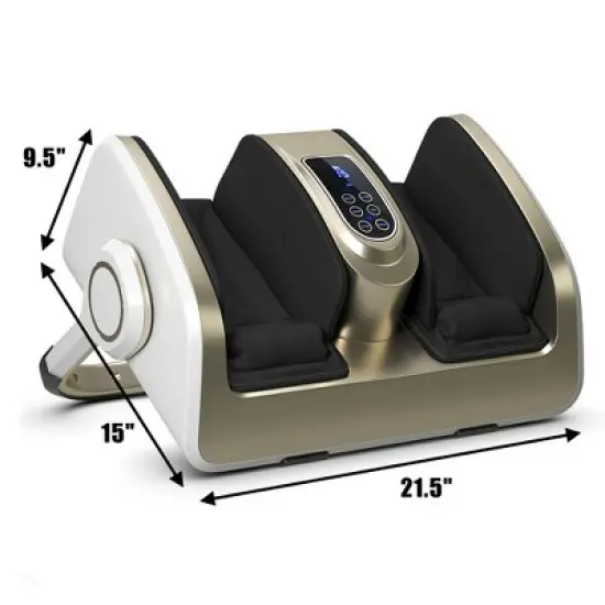 Costway Foot Calf Shiatsu Massager Heat Remote Control image {6}