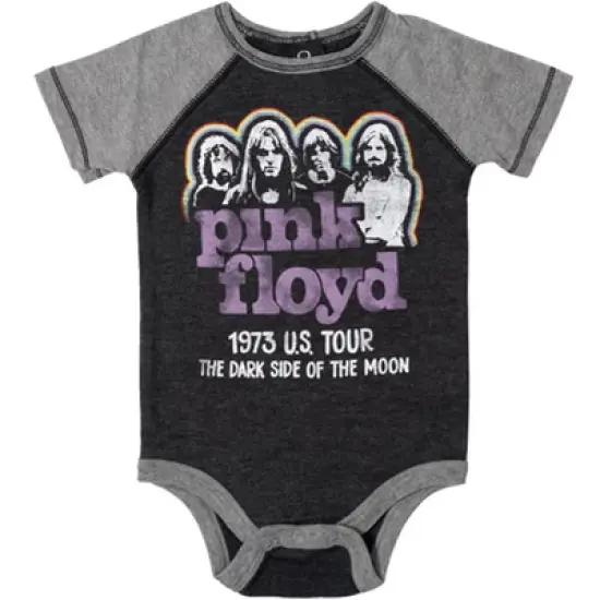 Pink Floyd 3 Pack Bodysuits Black / Grey / Blue  image {3}