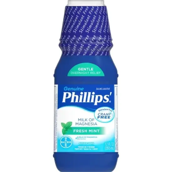 Phillips' Sugar Free Fresh Mint Milk of Magnesia 12 fl oz Bottle image {6}