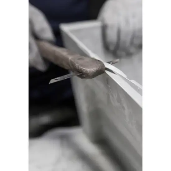 Ecopots Sofia Durable Modern Oval Indoor/Outdoor Recycled-Based Composite Flower Pot Planter w/ Water Reservoir image {6}