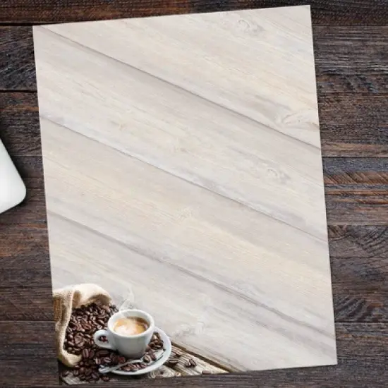 Coffee Talk Pattern Letterhead: Great Papers! Multicolor Stationery Paper, 80 Sheets, Art & Design, Uncoated, All Occasions image {2}