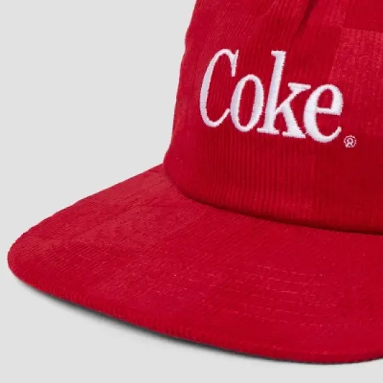 Men's Coca-Cola Cotton Baseball Hat - Red image {2}