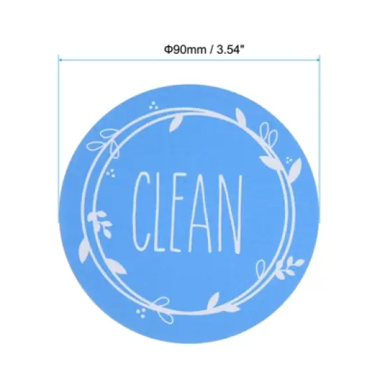 Unique Bargains Dishwasher Clean Dirty Sign Magnetic Reversible Indicator Magnet image {1}