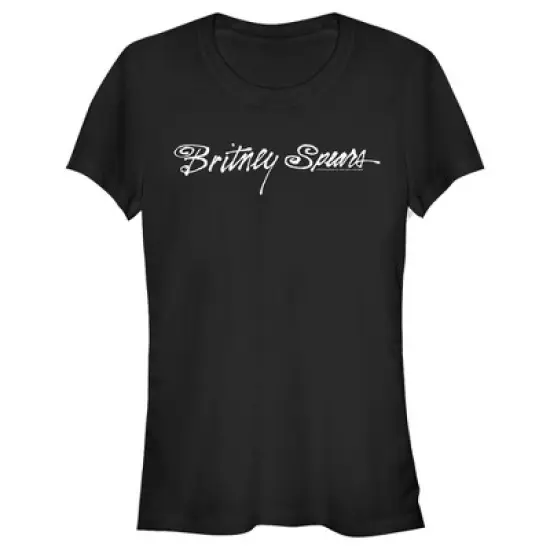 Junior's Britney Spears Signature T-Shirt image {3}