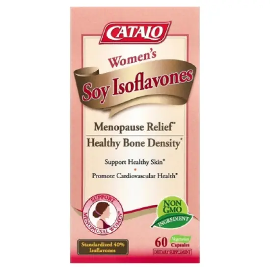 CATALO Women's Soy Isoflavones, 60 Vegetarian Capsules (125 mg Per Capsule) image {4}