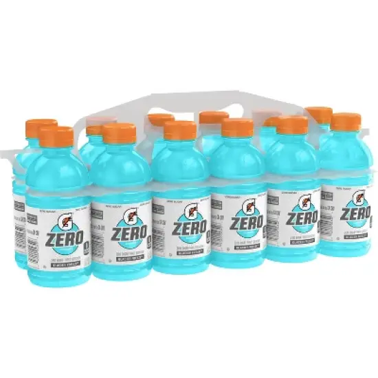 Gatorade G Zero Glacier Freeze Sports Drink - 12pk/12 fl oz Bottles image {1}