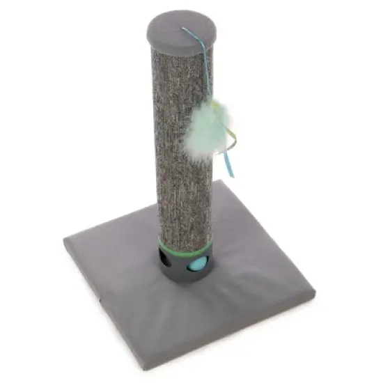 SmartyKat Playful Post Ball Track & Carpet Cat Scratching Post image {2}
