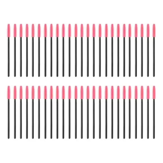 Unique Bargains Convenient Silicone Eyelash Brush 50 Pcs image {9}