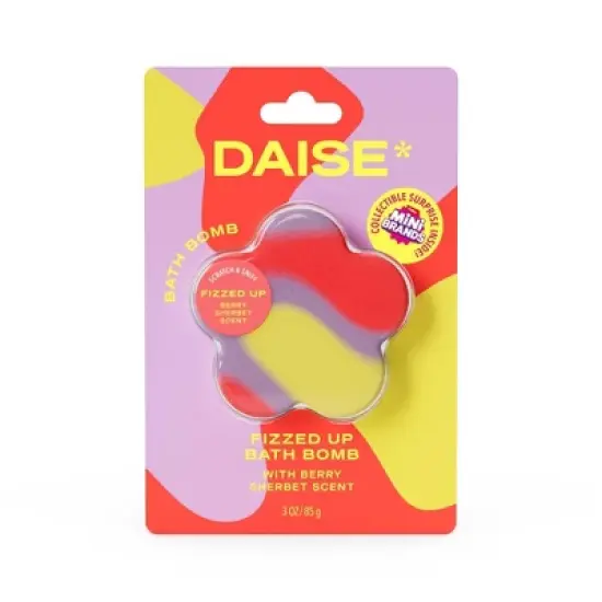DAISE Fizzed Up Bath Bomb - Berry Sherbet - 3oz image {8}