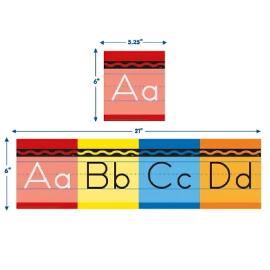 Eureka&reg; Crayola&reg; Alphabet Mini Bulletin Board Set image {2}