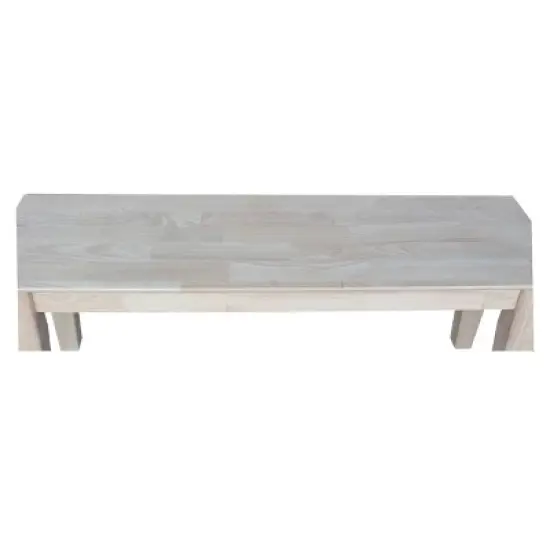 Shaker Style Bench Unfinished - International Concepts image {3}