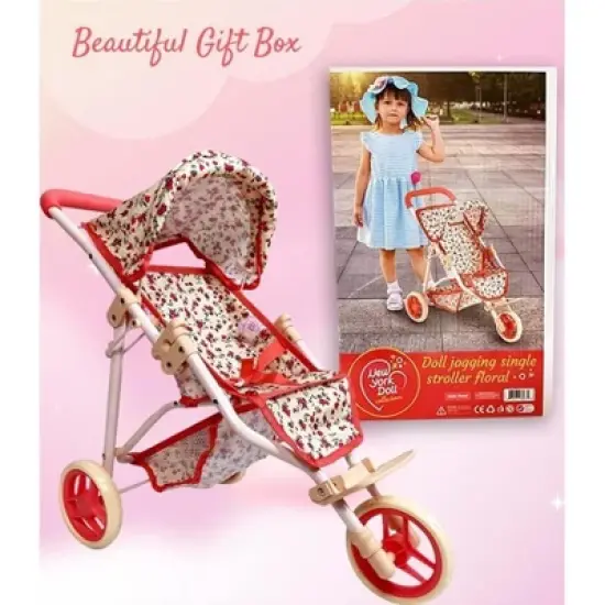 The New York Doll Collection Baby Doll Stroller - Jogging Toy Stroller image {5}