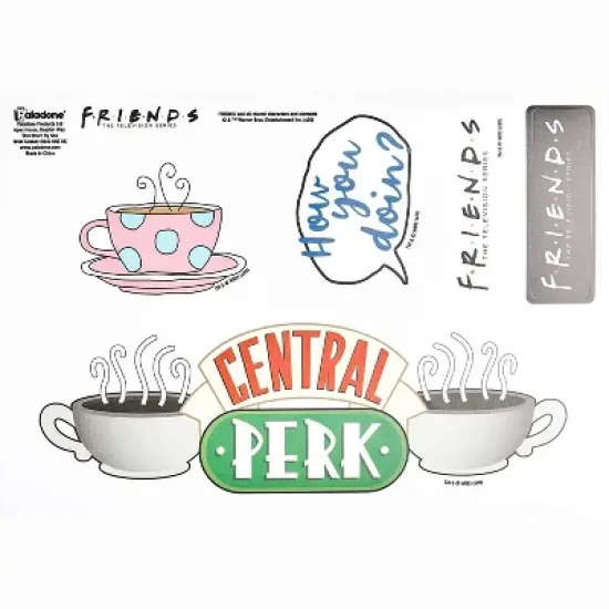 Friends Gadget Decal Stickers | 4 Sheets image {2}