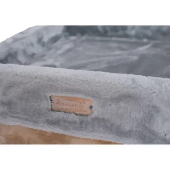 Armarkat Double Condo Real Wood Cat House With Scratching Carpet For Cats, Kitty Enjoyment image {8}