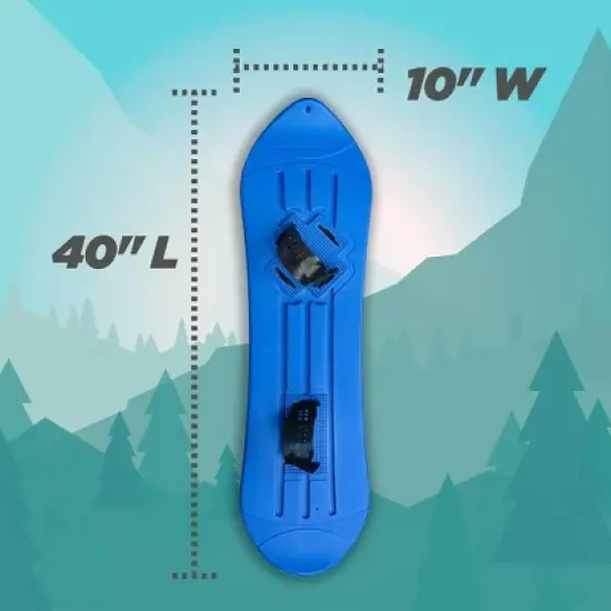 Slippery Racer Kids Snowboard with Binders for Beginners image {5}