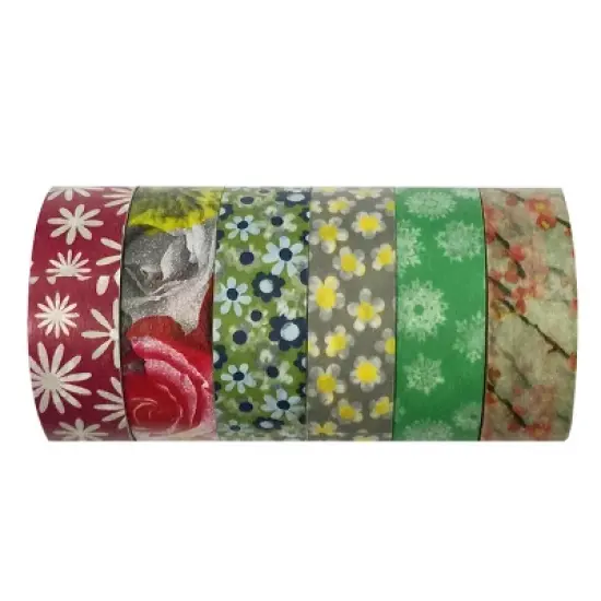 Wrapables Washi Masking Tape Collection, Premium Value Pack image {38}
