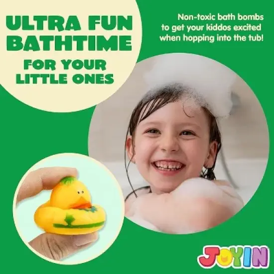 Syncfun 15 Pcs Rubber Ducks Bath Toys Birthday Gifts for Kids, Random Assortment Mini Rubber Duckie Toys with Mesh Carry Bag image {2}