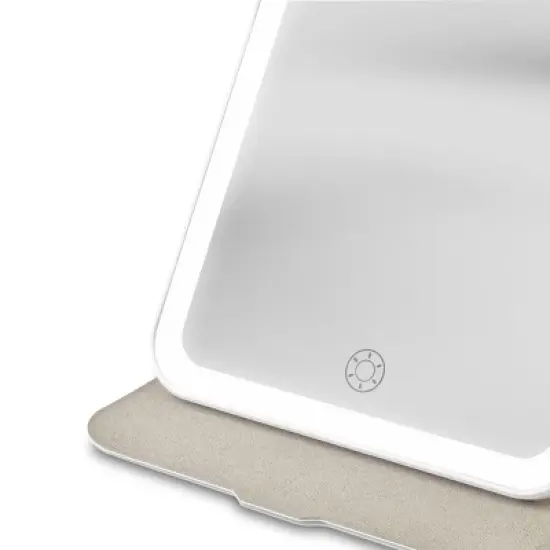 iHome Ultra Thin Portable Lighted Vanity Makeup Mirror image {3}