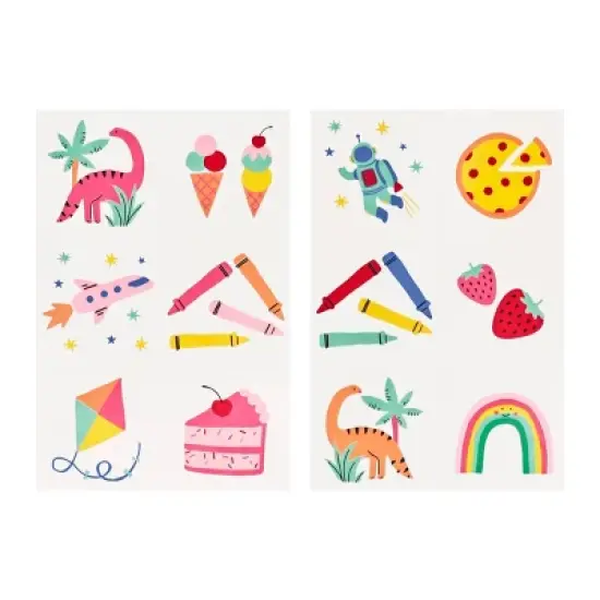 12ct Temporary Tattoos - Spritz&trade;: Multi-Colored Party Favors for All Occasions, Ages 3+ image {1}