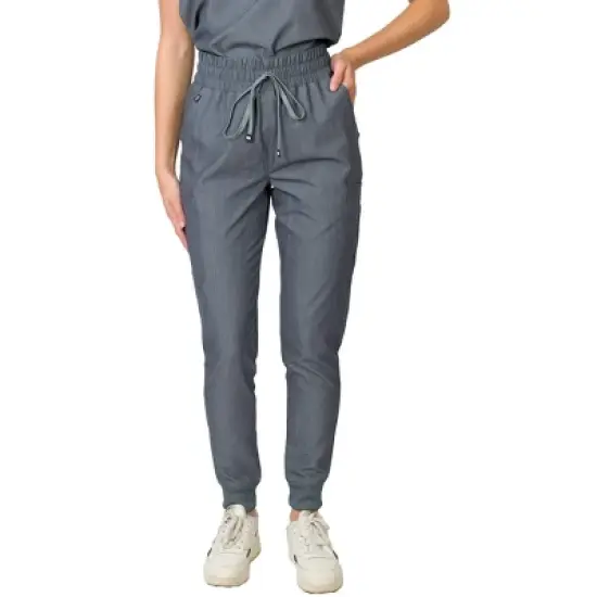 Medgear Madison Women&rsquo;s Curvy Fit Mid-rise Slim Jogger Scrub Pant image {2}