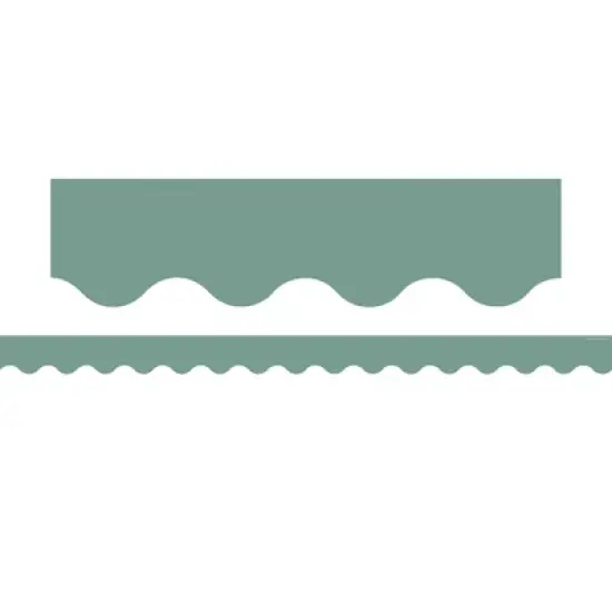 Teacher Created Resources&reg; Retreat Green Scalloped Border Trim, 35 Feet Per Pack, 6 Packs image {1}