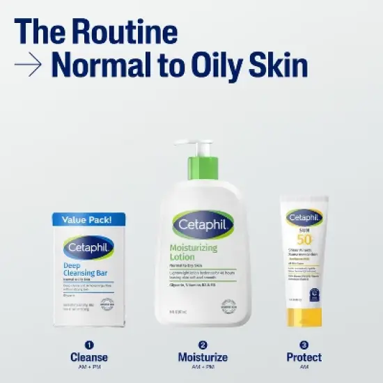 Cetaphil Deep Cleansing Skin Bar Soap - 3pk - 4.5oz each image {4}