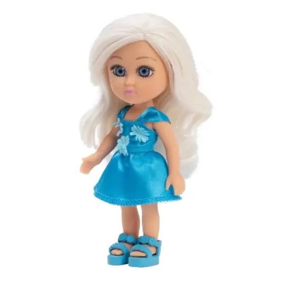 Adora Fairy Garden Friends - 6 inch Interactive Doll with Magical Hair - Bluebell image {5}