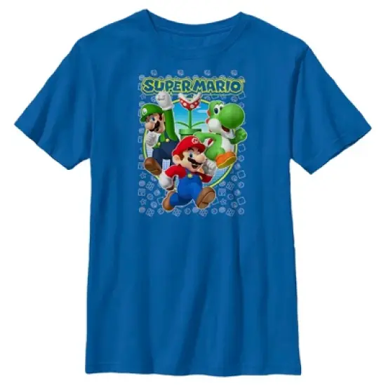 Boy's Nintendo Super Mario Run T-Shirt image {3}