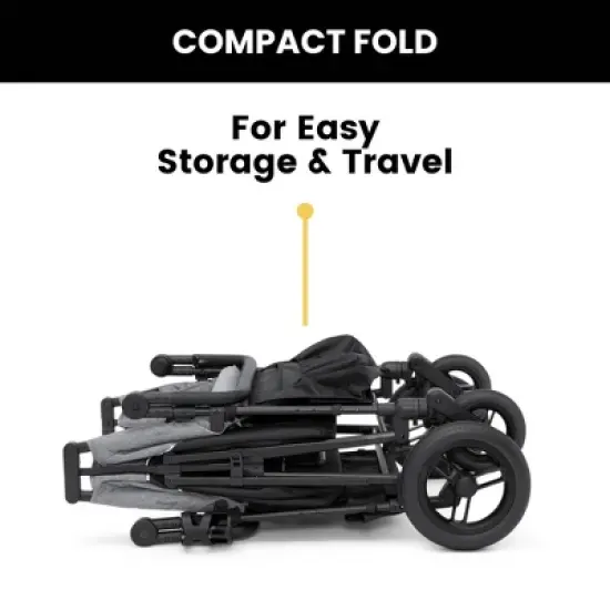 Jeep Wrangler Deluxe 4 Seater Stroller Wagon by Delta Children - Gray image {5}