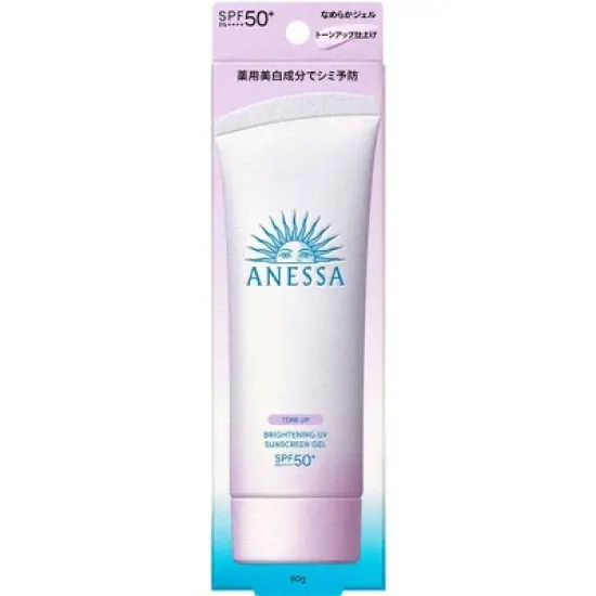 Anessa By Shiseido Tone Up Brightening UV Sunscreen Gel SPF 50+ PA++++ [90g] JAPAN | Sun Protection with Skin Tone Correction image {1}