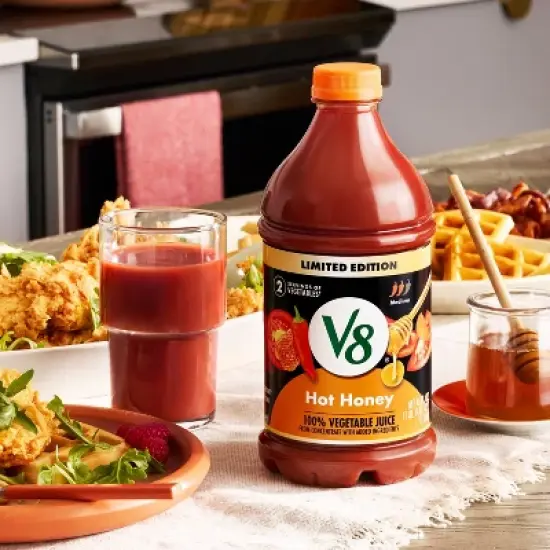 V8 Juice Red Hot Honey Juice - 46 fl oz Bottle image {4}