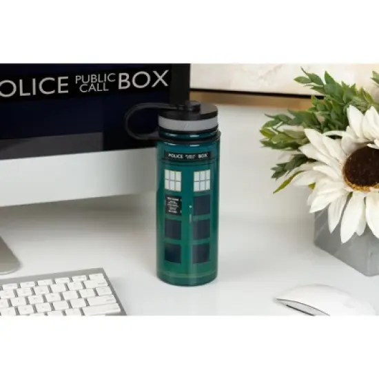 Underground Toys Doctor Who 13th Doctor Tardis Stainless Steel Water Bottle image {4}