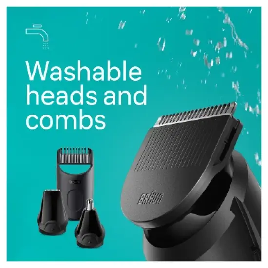 Braun Series 3 AiO3450 Rechargeable 5-in-1 Ear, Nose, Beard & Hair Trimmer image {7}
