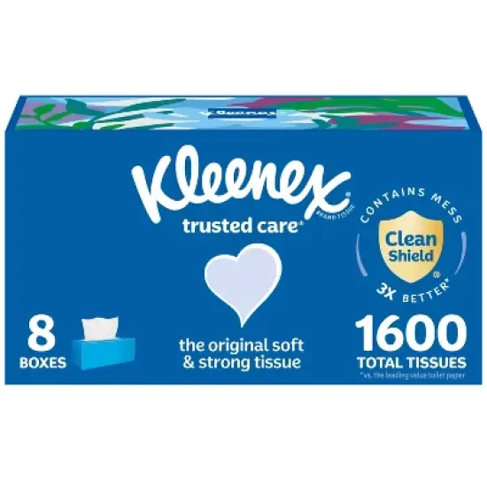 Kleenex Trusted Care Facial Tissue - 8pk/1600ct image {10}