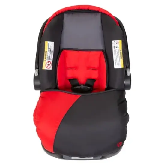 Baby Trend Ally Newborn Baby Infant Car Seat Carrier Travel System with Harness and Extra Cozy Cover for Babies Up to 35 Pounds, Mars Red image {2}