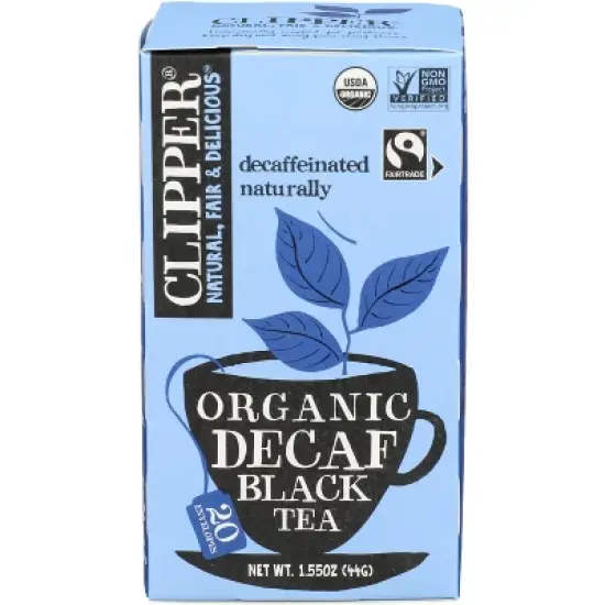 Clipper Organic Decaf Black Tea - Case of 6 - 1.41 oz image {1}