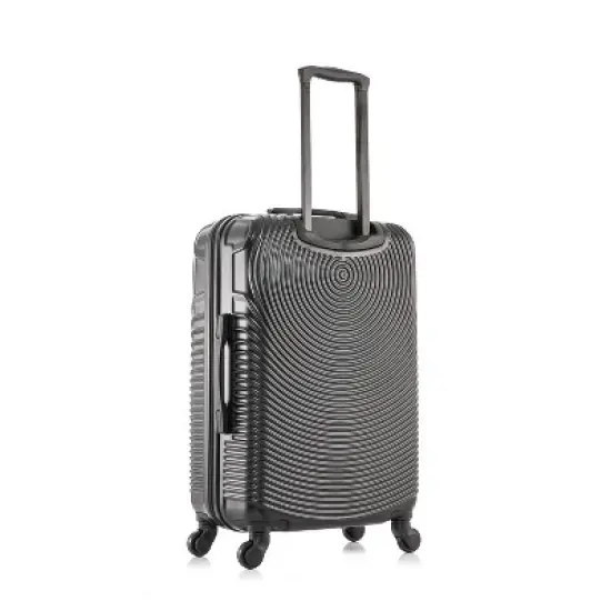 DUKAP Inception Lightweight Hardside Medium Checked Spinner Suitcase image {4}