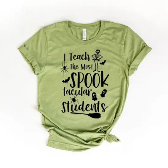 Simply Sage Market Women's I Teach The Most Spooktacular Students Short Sleeve Graphic Tee image {3}