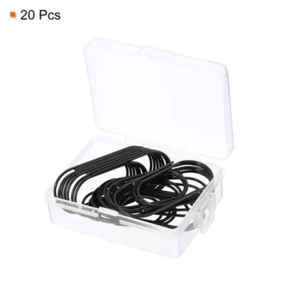 Unique Bargains Large Metal Prevent Tearing Pages Home Office Paper Clip 20 Pcs image {2}