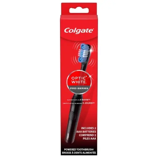 Colgate Optic White Pro Series Sonic Battery Powered Toothbrush - Black image {10}