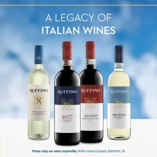 Ruffino Lumina DOC Pinot Grigio Italian White Wine - 750ml Bottle image {7}