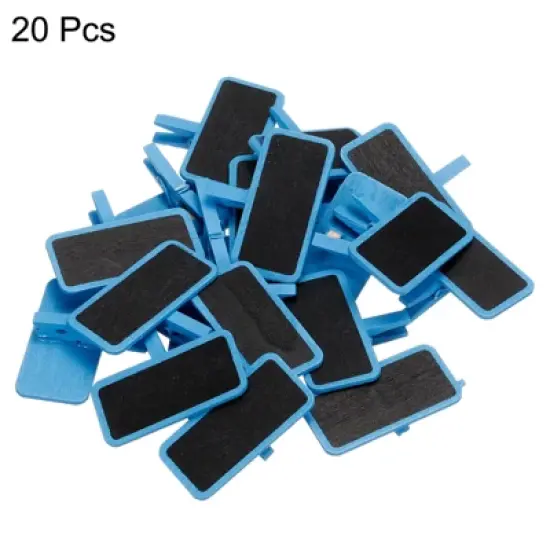 Unique Bargains Wood Smooth Wedding Party Clip Design Chalkboard Orange 20 Pcs image {2}