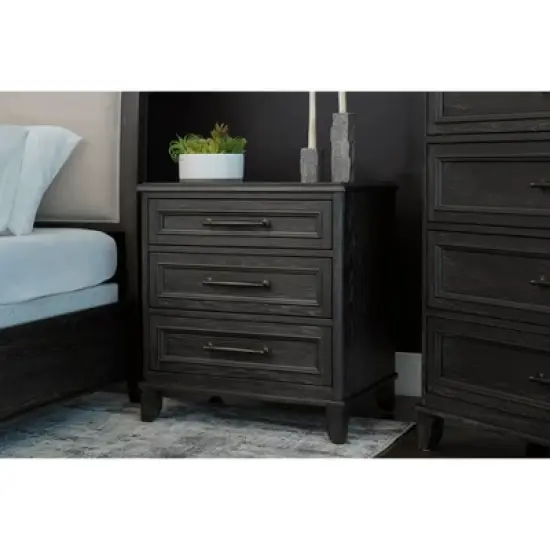 4pc Cindi Sleigh Bedroom Set Gray - Abbyson Living image {3}